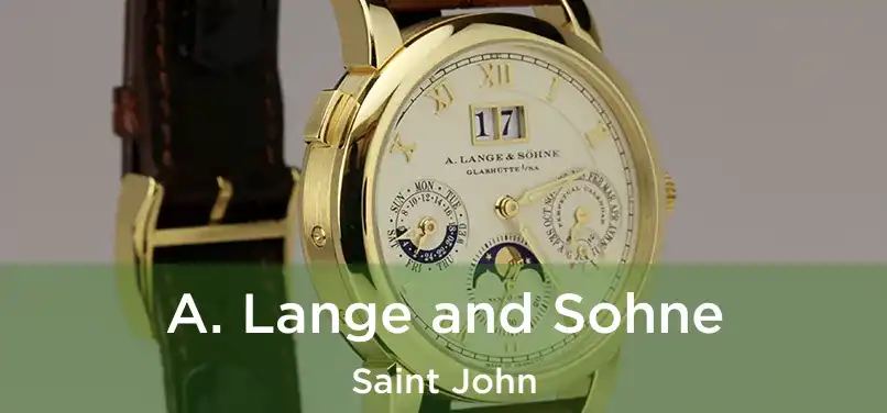  A. Lange and Sohne Saint John